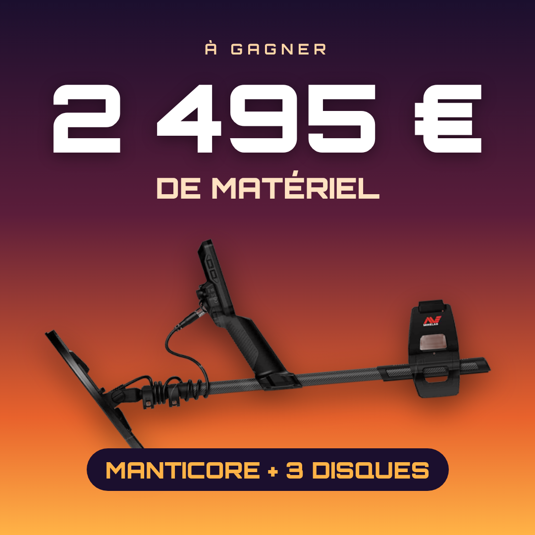 MINELAB MANTICORE --- DISQUE M9 - M11 - M15 + AVEC DU FULL WARTHOG ADVENTURES — photo 4
